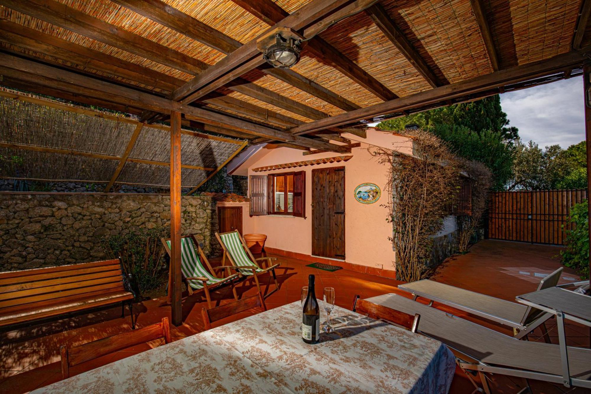 Il Cottage Di Villa Sveva, Splendida Vista Mare 圣托斯特凡诺港 外观 照片